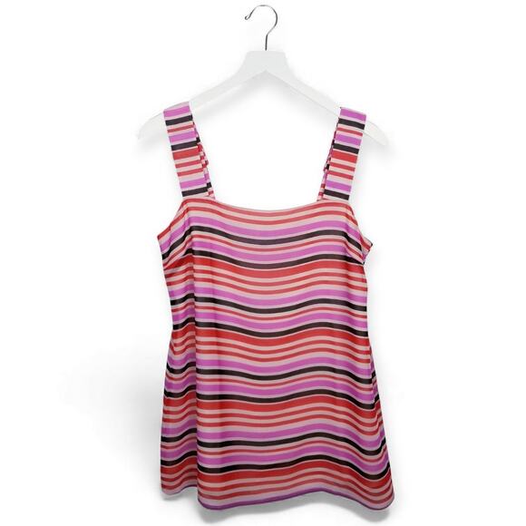 CAbi #3448 London Calling Banded Camisole Blouse - Size Small - Picture 3 of 8